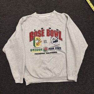 VTG 1995 Oregon Ducks Disney Rose Bowl XL Graphic Crewneck Sweatshirt NCAA
